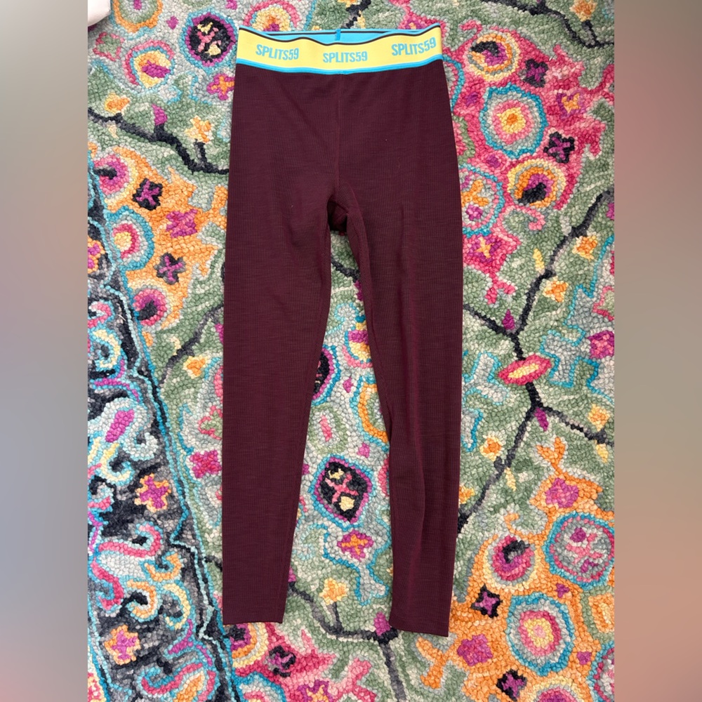 Splits59 Maroon Leggings